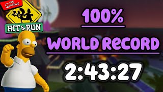The Simpsons: Hit & Run 100% Speedrun in 2:43:27 (World Record)