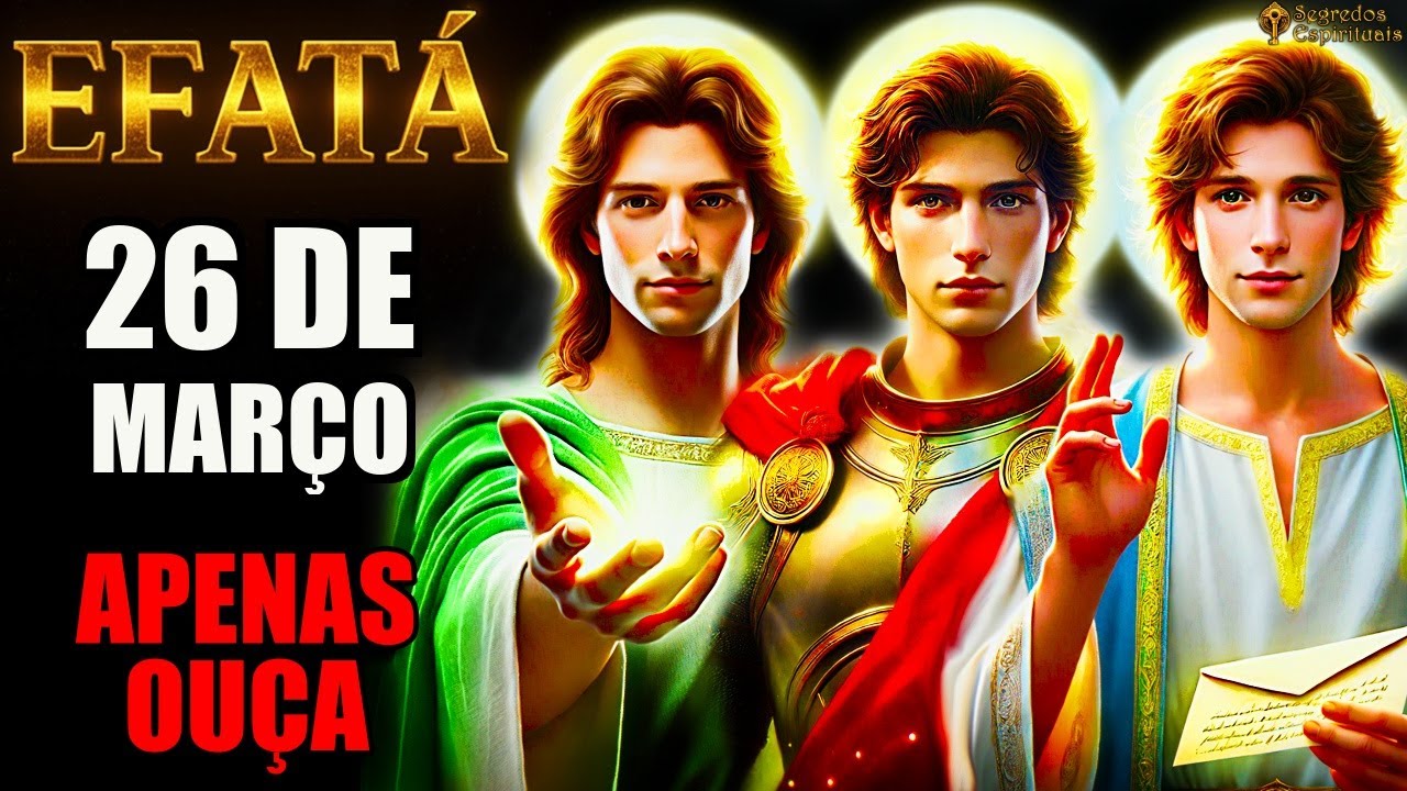 EFATÁ de São Miguel, São Rafael e São Gabriel ✨ Apenas Ouça para Milagre Financeiro, Cura e Proteção