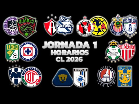 SCHEDULES, CHANNELS AND DATES WHERE TO WATCH MATCHDAY 1 | LIGA MX CLAUSURA 2026