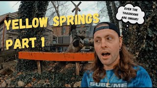 Yellow Springs trip! #ohiovlog #travelvideos #ohio #traveling #yellowsprings #walkthrough #smalltown