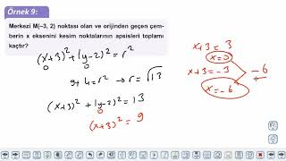 Eğitim Vadisi AYT Geometri 10.Föy Analitik Geometri Konu Anlatım Videoları