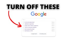 DISABLE Google Search Suggestions [HOW-TO]