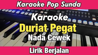 Download lagu Karaoke - Duriat Pegat Pop Sunda Nada Wanita Lirik Berjalan | Karaoke Pop Sunda mp3