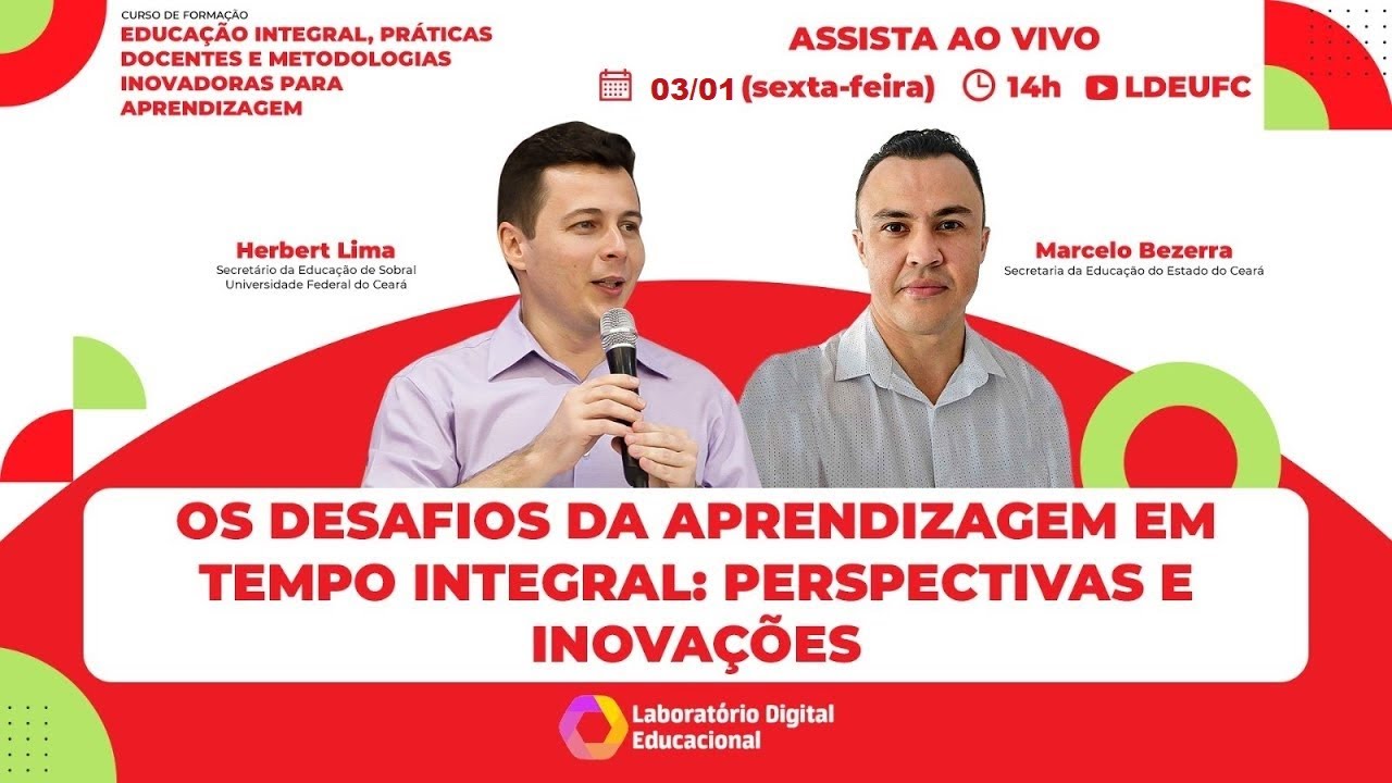 [AULA 54] Educação em tempo integral  princípios, metodologias e transformação cultural da escola