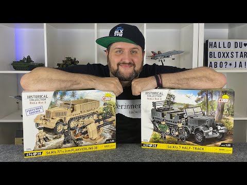 COBI® 2274/2275 💥 Sd.Kfz. 7/1 & 2cm Flakvierling and Sd.Kfz. 7 Half-Track | 1:35 ▶️ REVIEW & FACTS