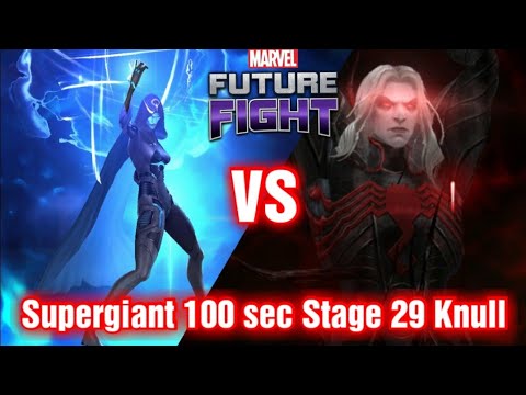 Supergiant vs Knull stage 29 100 second challenge Marvel Future Fight #mff #Histromorphic