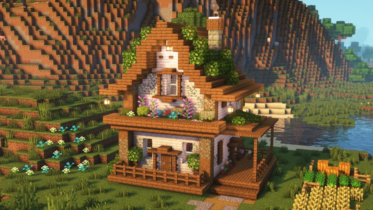 [Minecraft] 🌼🌿 Cottagecore Small House / Tutorial