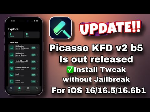 {Update Picasso KFD v2.0 beta 5 is out released} for 12-A16 on iOS 16.0 - 16.5&16.6b1