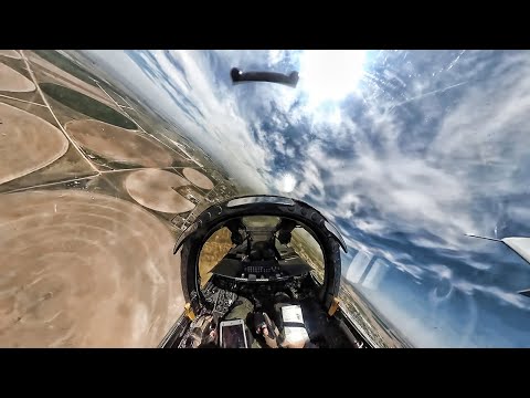 A-10 Thunderbolt II Cockpit Footage From Dalhart (2021)
