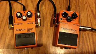 Video thumbnail for Vintage Boss DS-1 vs Boss DS-1 Keeley Ultra Mod by shnobel