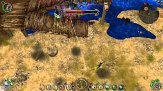 Sacred 2 - Niob Diff. - Decimating Gar Colossus with Dryad lvl 200