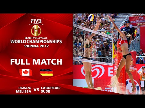Pavan/Humana Paredes vs. Laboureur/Sude - FULL MATCH | Beach Volleyball World Champs Vienna 2017