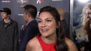 The 5th Wave Fan Screening Interview - Gabriela Lopez video