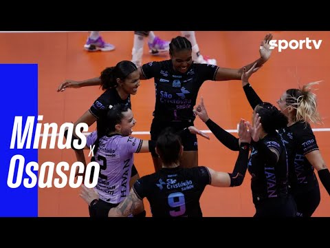 MINAS 1 X 3 OSASCO | MELHORES MOMENTOS | SUPERLIGA FEMININA DE VÔLEI | sportv