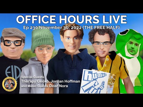 Therapy Gecko, Jordan Hoffman, Dear Nora (Office Hours Live Ep 230)