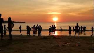 preview picture of video 'Jimbaran Beach Sunset'