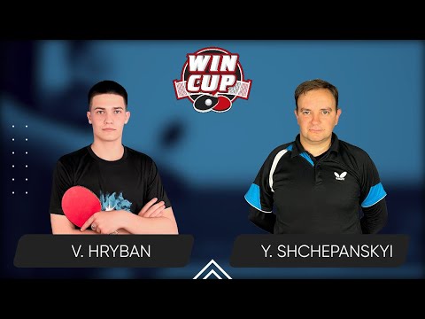 10:45 Vadym Hryban - Yurii Shchepanskyi West 2 WIN CUP 13.12.2023 | TABLE TENNIS WINCUP