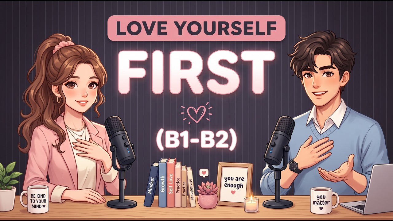 English Podcast for Learning English | Learn To Love Yourself More | Daily Life English Conversation - YouTube video featuring the word collection