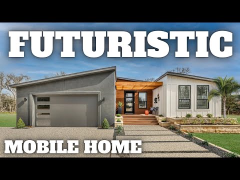 MOST FUTURISTIC triple wide mobile home I've toured! Prefab House tour