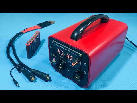 How to Make a Battery Cell Welding Machine from a Microwave Transformer and PVC Plastic V3