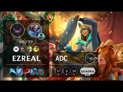 Ezreal ADC vs TahmKench - KR Master Patch 12.5