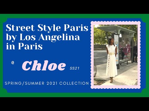 Los Angelina in Paris at #Chloe #Spring 2021 Collection Fashion Show #PFW  #Paris
