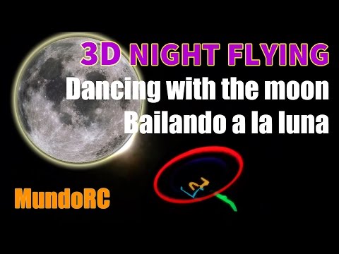 3D NIGHT FLYING RC HELICOPTER - Dancing with the moon / Bailando a la luna [MundoRC]