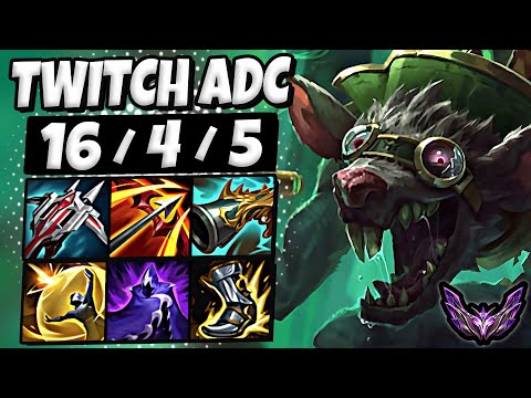 Twitch vs Jhin [ ADC ] Lol Korea Master Patch 25.23