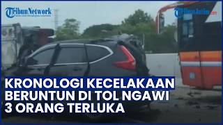 Kronologi Kecelakaan Beruntun di Tol Ngawi, Berawal Bus Rosalia Seruduk Bus Bagong