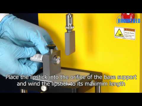 Brookfield CT3 Instructional Video Lipstick Cantilever Test