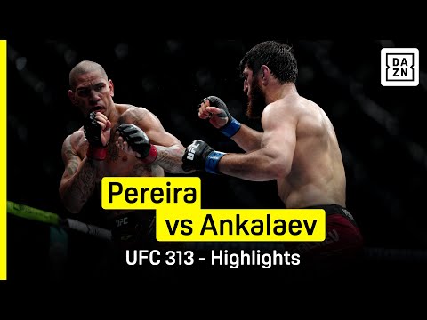 Alex Pereira vs Magomed Ankalaev | UFC 313 | DAZN Highlights