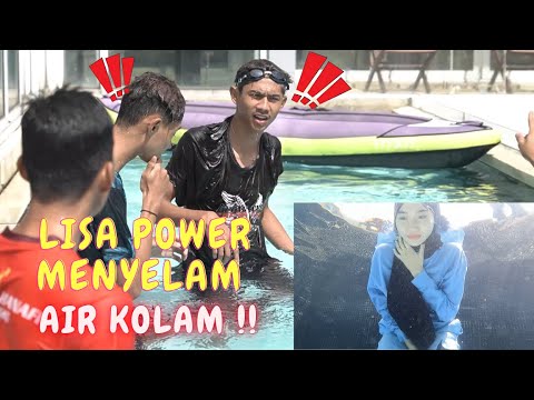 LISA POWER MENYELAM AIR KOLAM !! SIAPA BOLEH TAHAN LAMA?