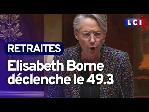 Sous les huées, Elisabeth Borne déclenche le 49.3 à l'Assemblée - REPLAY