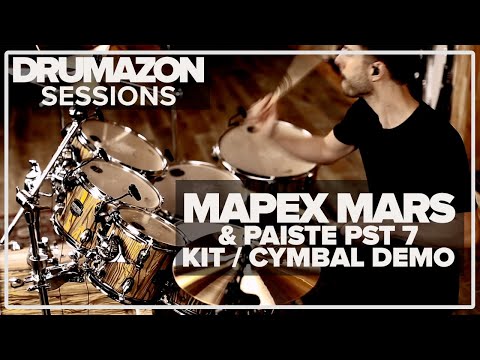 Mapex Mars Drum Kit and Paiste PST7 Cymbal Pack Video Demo from Drumazon, Feat. Rocky Morris