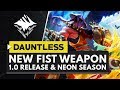 DAUNTLESS | New Aether Strikers Weapon, Official 1.0 Launch & Neon Skies Round Up