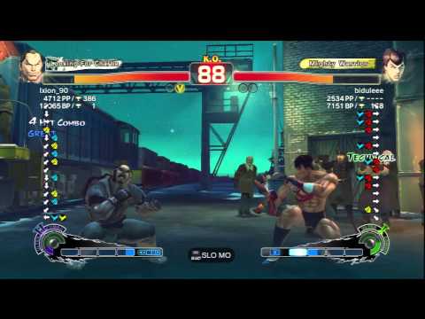 Ixion_90 (Dan) Vs biduleee (Fei Long) SSF4 AE Ranked Matches - PSN
