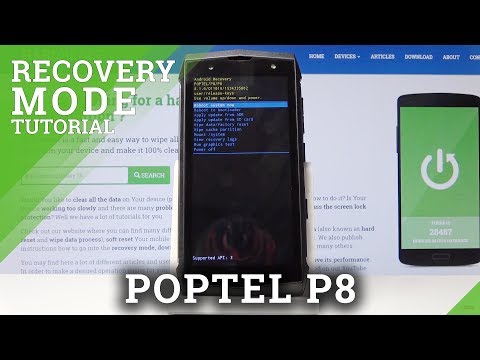 How to Open Android System Recovery in POPTEL P8 - Recovery Mode