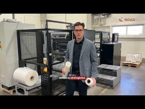 ROAD SK - Stroj na výrobu bezdutinkových (coreless) a predpätých stretch fólií