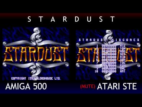 Amiga 500 V Atari STE - Stardust