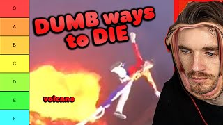 Dumb ways to die:Pewdiepie - Was killed by his sponsors for drinking GFuel without diluting it evenly with the water. - Rating the dumbest deaths in history..