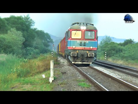 LDE2100 60-1578-3&60-1546-0 & Marfar GFR Freight Train in Brăișoru&Gara Ciucea Station 22 July 2020