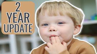 ELLIOT'S 2 YEAR UPDATE | 2 Year Old Toddler Update