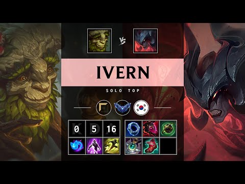 Ivern Top vs Aatrox - KR Diamond Patch 25.12