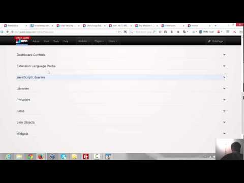Dot net nuke admin section overview   walk through