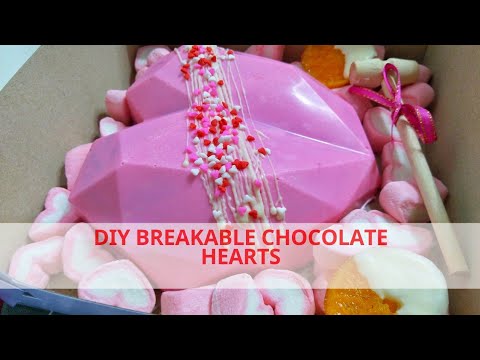 Trending Smashable Heart/ Breakable Heart | Chocolate heart for gifts | DIY Chocolate hearts