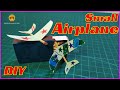 HOW TO MAKE SMALL AIRPLANE FROM MATCHES L DIY SIMPLE AIRPLANE TOY