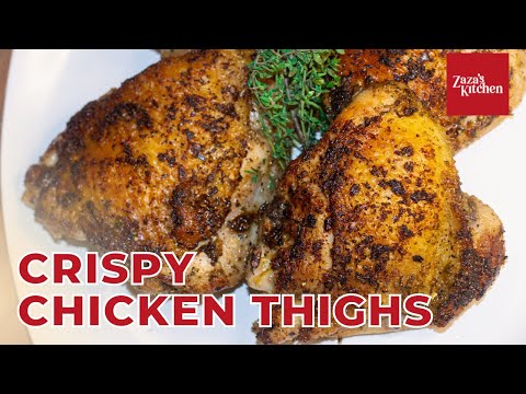 HOW TO MAKE CRISPY CHICKEN THIGHS!