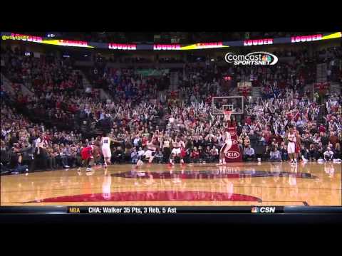 Jordan Crawford sinks a game-winning three at the buzzer vs Blazers