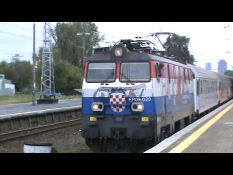 EP09-020 Chorwacja Euro 2012 z TLK Gałczyński, Warszawa Zachodnia.