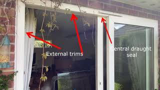 How to remove a sliding patio door